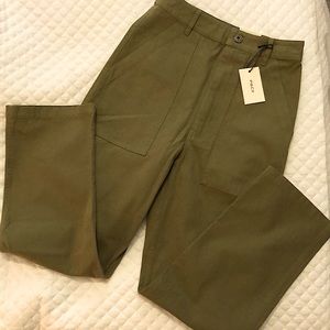 P&Co. 204 Service Fatigue Pants NWT olive green UK8/US4